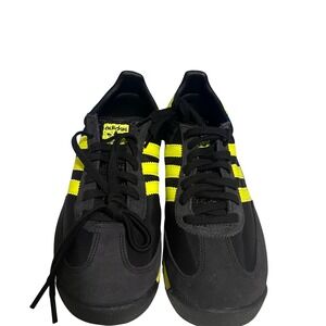 Adidas SL 72 Black Neon Yellow Stripe Retro Running Sneakers Shoes Men US‎ 8